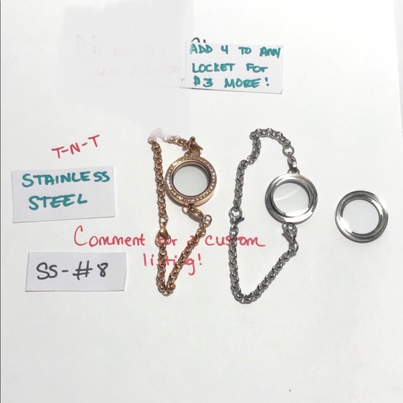 SS-#7 Stainless Steel Living Locket Bracelet - Picture 5 of 8